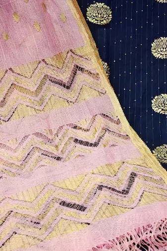 embroidered unstitched dress material