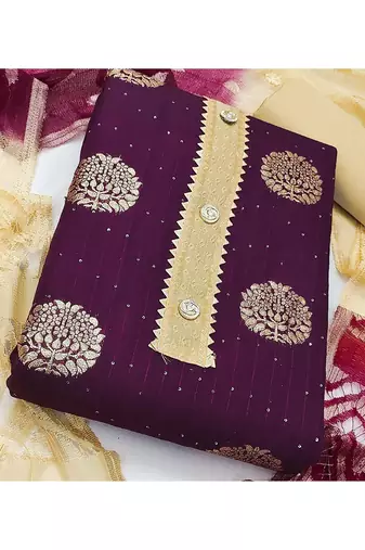 unstitched dress material
