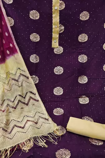 unstitched dress material