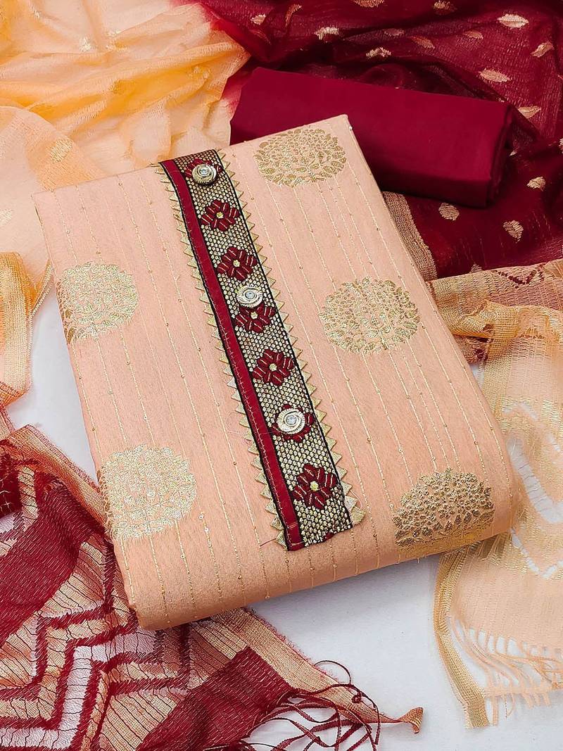 unstitched dress material