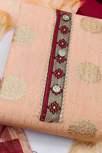 unstitched dress material