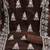 floral embroidered chanderi cotton unstitched dress material