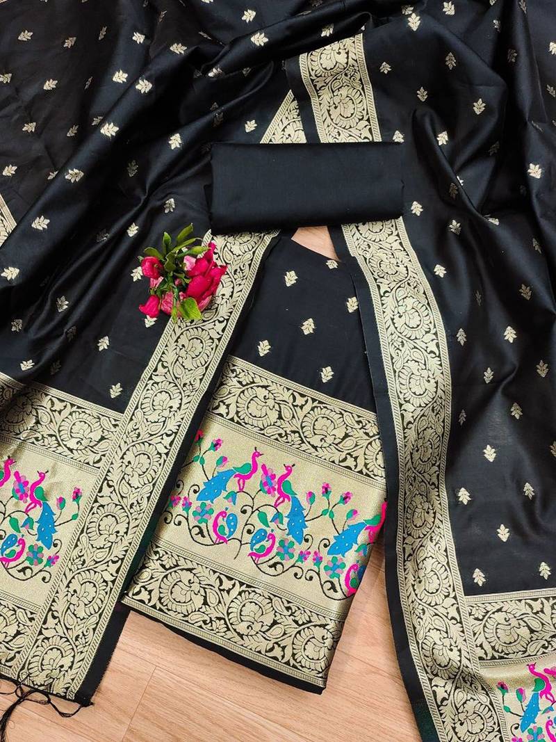 unstitched dress material