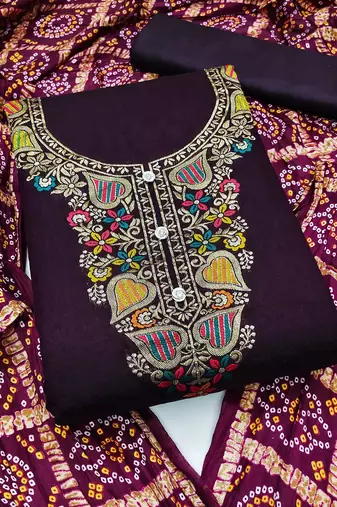 woven design unstitched dress material