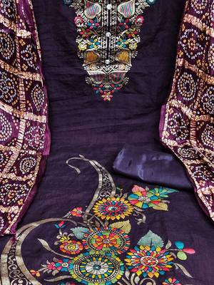 woven design unstitched dress material 3
