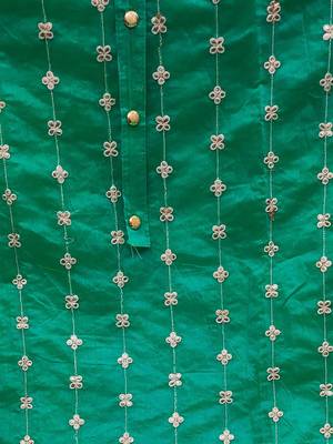 embroidered unstitched dress material 5