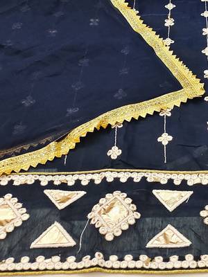embroidered unstitched dress material 4