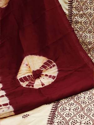 embroidered silk blend unstitched dress material 4