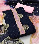 woven design unstitched dress material