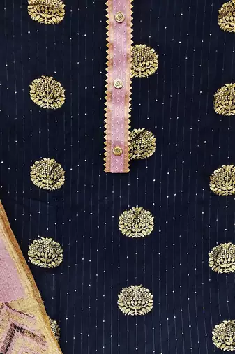 woven design unstitched dress material