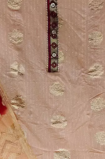 woven design unstitched dress material