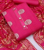 woven design unstitched dress material