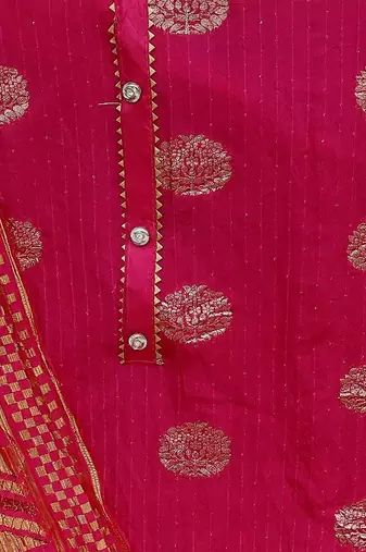woven design unstitched dress material