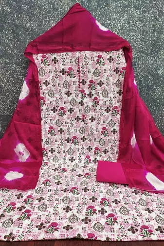 printed unstitched dress material