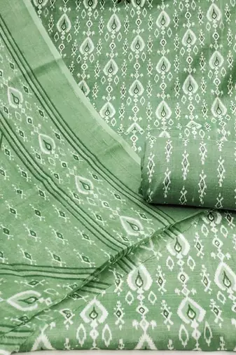 geometric printed unstitched dress material