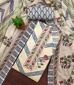 printed unstitched dress material