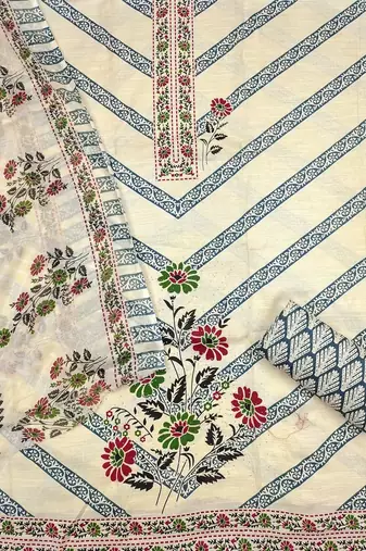 printed unstitched dress material