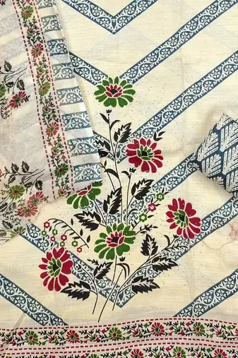 printed unstitched dress material