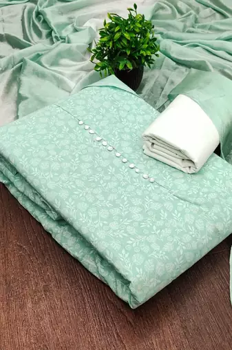 printed unstitched dress material