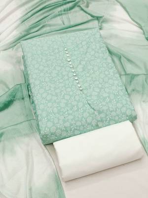 printed unstitched dress material 2
