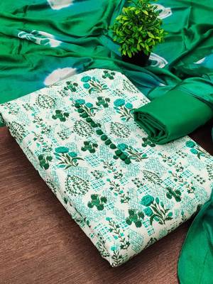 printed unstitched dress material 1