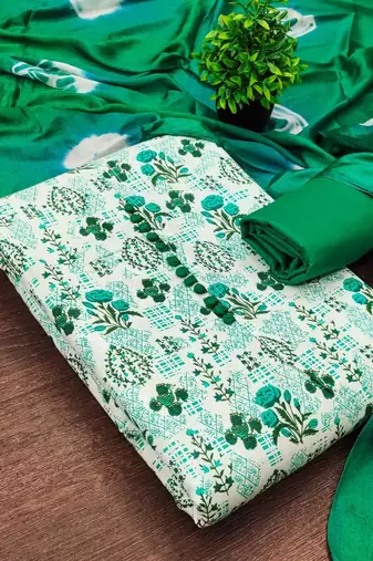 printed unstitched dress material