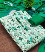printed unstitched dress material