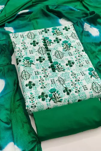 printed unstitched dress material