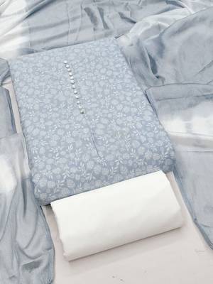 printed unstitched dress material 2