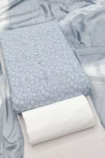printed unstitched dress material