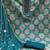 embellished organza unstitched dress material