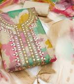 printed unstitched dress material
