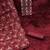 ethnic motifs embroidered sequinned organza unstitched dress material