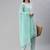 turquoise blue embroidered unstitched dress material