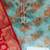 printed embellished organza unstitched dress material