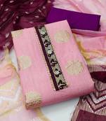 ethnic motifs woven design unstitched dress material