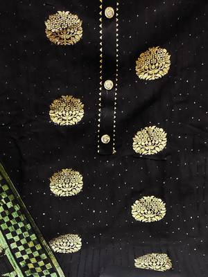 ethnic motifs woven design unstitched dress material 3