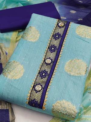 woven design unstitched dress material 2