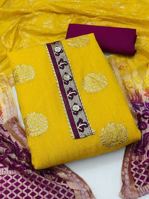woven design unstitched dress material 1