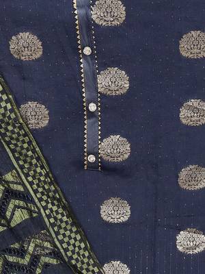 woven design unstitched dress material 4