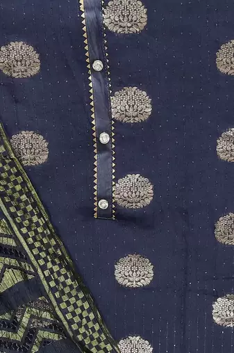 woven design unstitched dress material