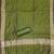 white and green unstitched dress material