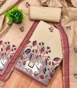 embroidered organza unstitched dress material