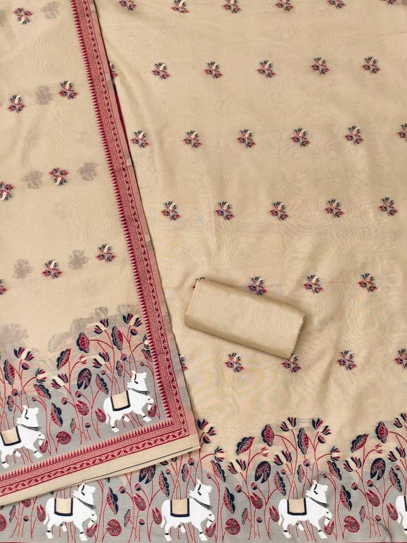 embroidered organza unstitched dress material