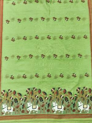 embroidered organza unstitched dress material 3