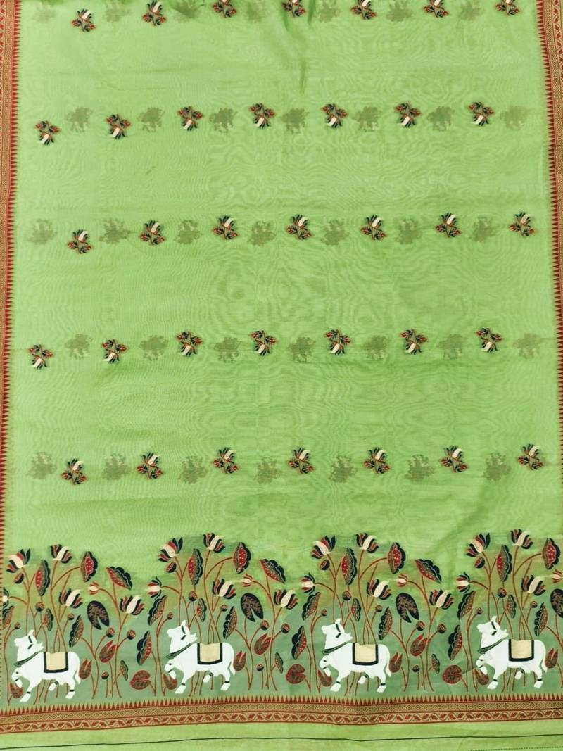 embroidered organza unstitched dress material