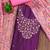 floral embroidered zari unstitched dress material