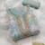 floral embroidered beads and stones unstitched dress material