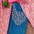 floral embroidered zari unstitched dress material