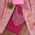 floral embroidered unstitched dress material